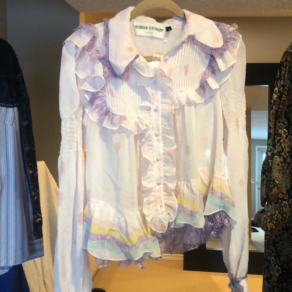 Meadham Kirchhoff for Topshop Cherry Blossom top